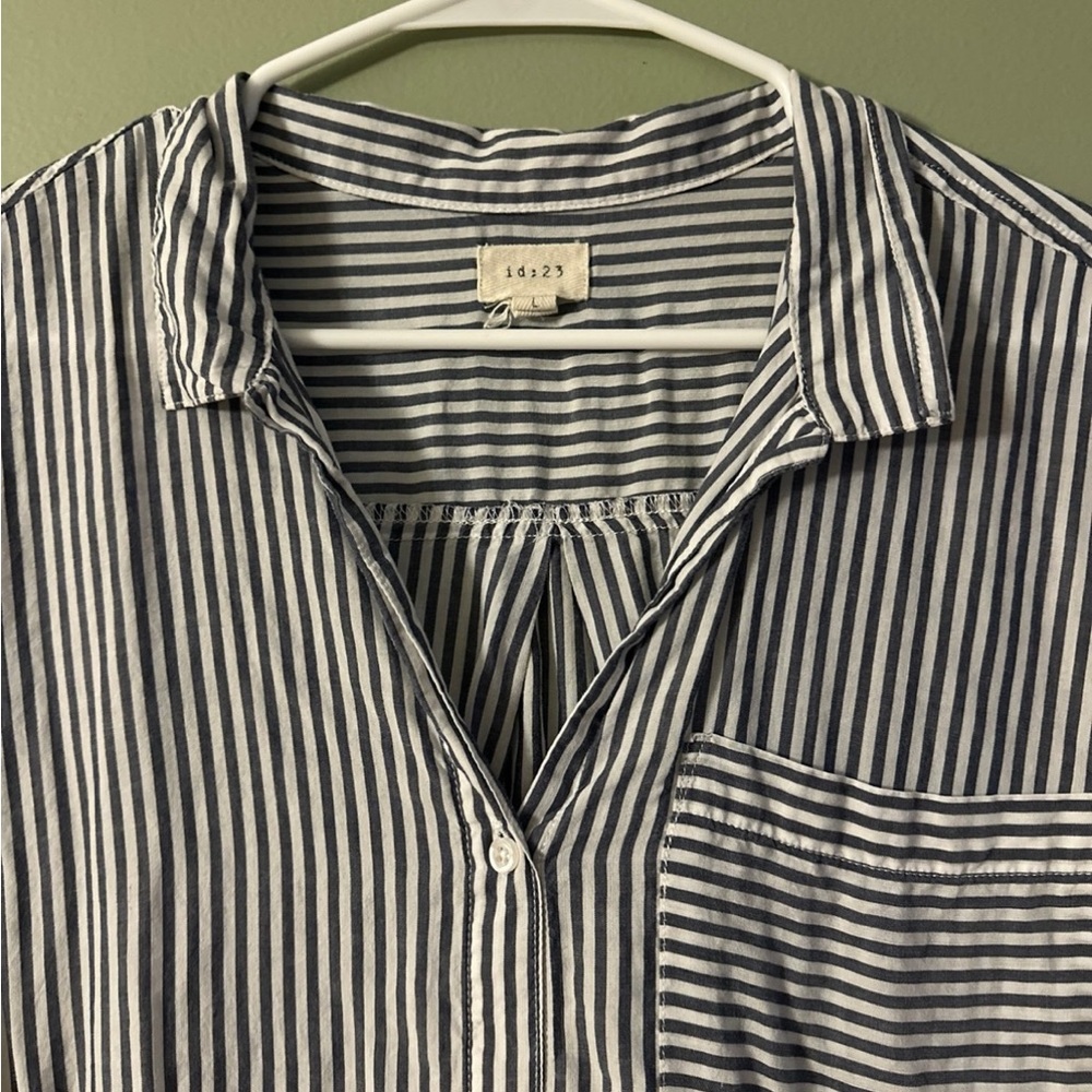 Striped Button-Up Shirt - Picture 2 of 3